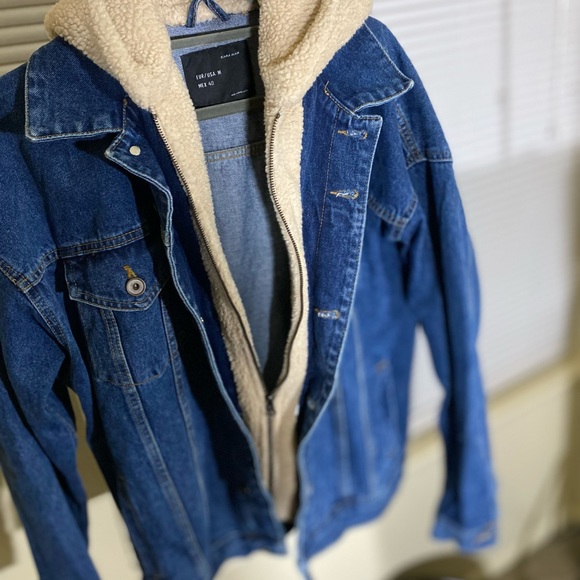Zara Other - Zara Men “Denim & Wool” jean jacket (M)
